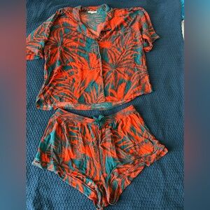 P.J Salvage Size L top & short